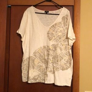 TalbotV-neck printed tee